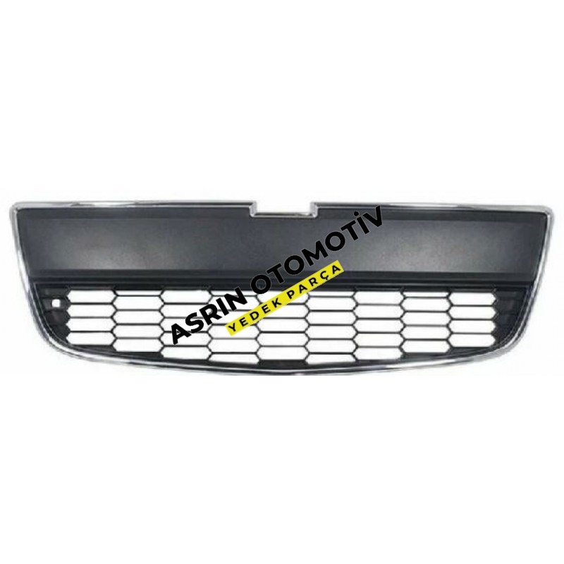 Chevrolet Aveo T300 Ön Tampon Alt Panjur Krom Çerçeveli İTHAL Marka