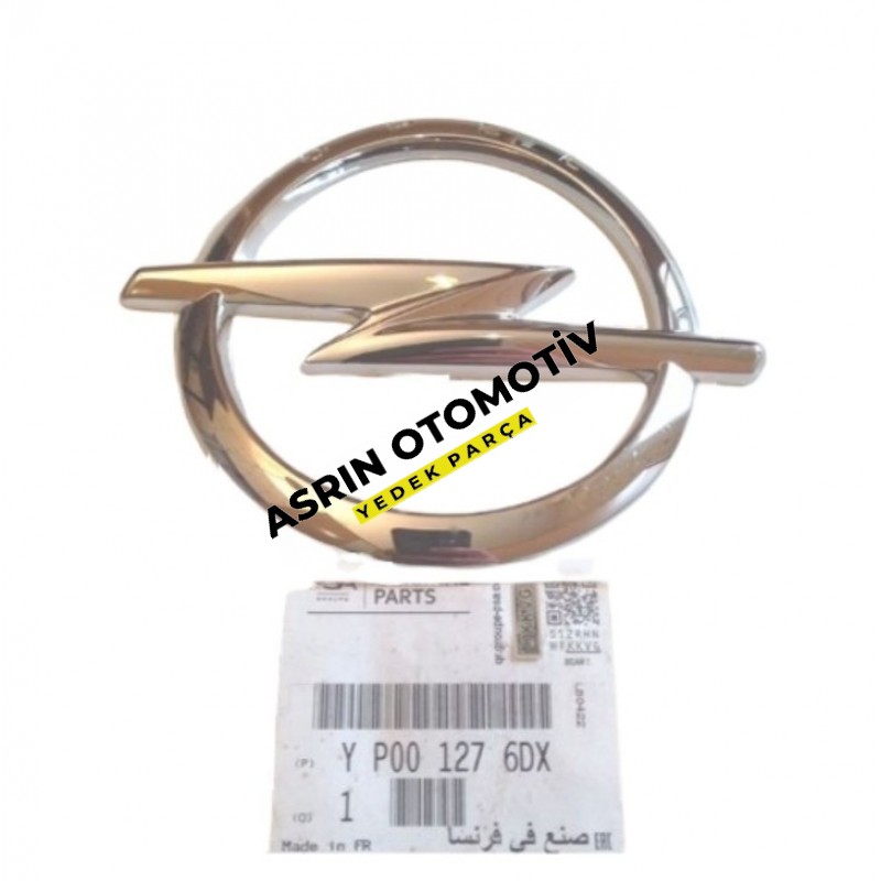 Opel Grandland X Arka Bagaj Arması Orjinal Gm Marka YP001276DX