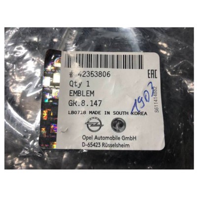 Opel Mokka A Ön Panjur Arma Orjinal GM Marka 42353806
