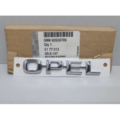 Opel Astra G Arka Bagaj Opel Yazısı Krom GM Orijinal 5177013 - 90509789