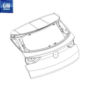 Opel Grandland X Bagaj Kpağı GM Marka